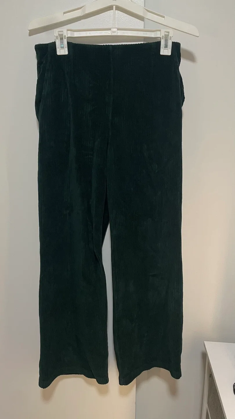 Deep Green Corduroy Pants thumbnail