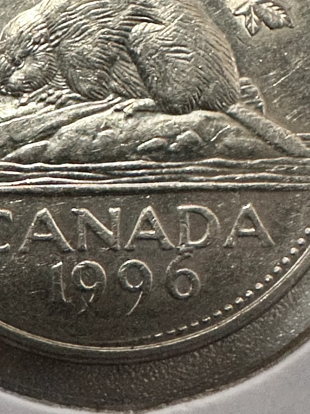 1996 Canadian 5 Cent Coin image indicator(5)