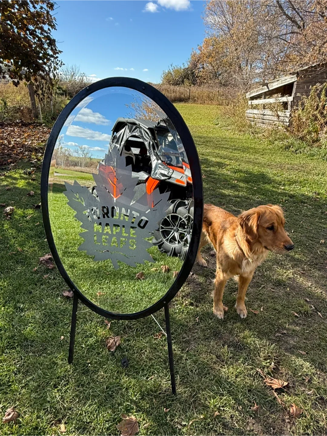 Toronto Maple Leafs Mirror on Stand image indicator(4)