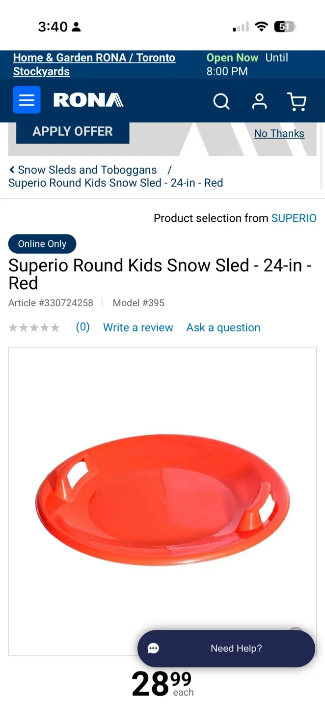 2pcs Tobaggoning sleds (sold as pair) image indicator(9)