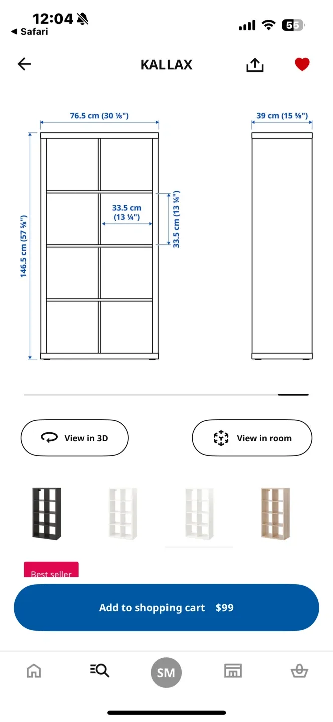 IKEA Kallax Shelf Unit - White - image indicator(2)