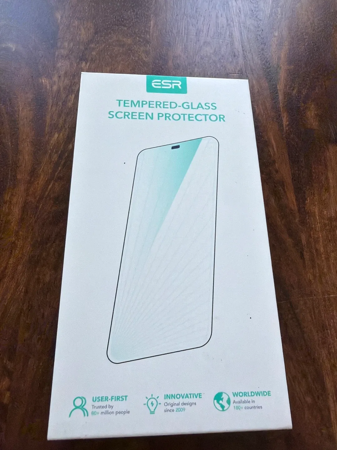New ESR Tempered-Glass Screen Protector- IPhone 12 thumbnail