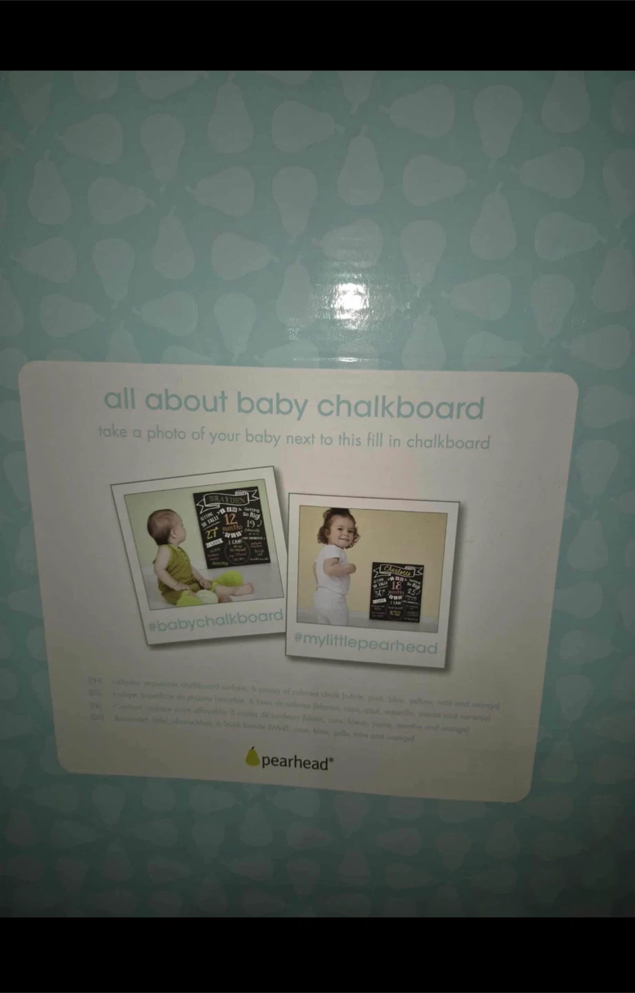 All about baby chalkboard - photo 3