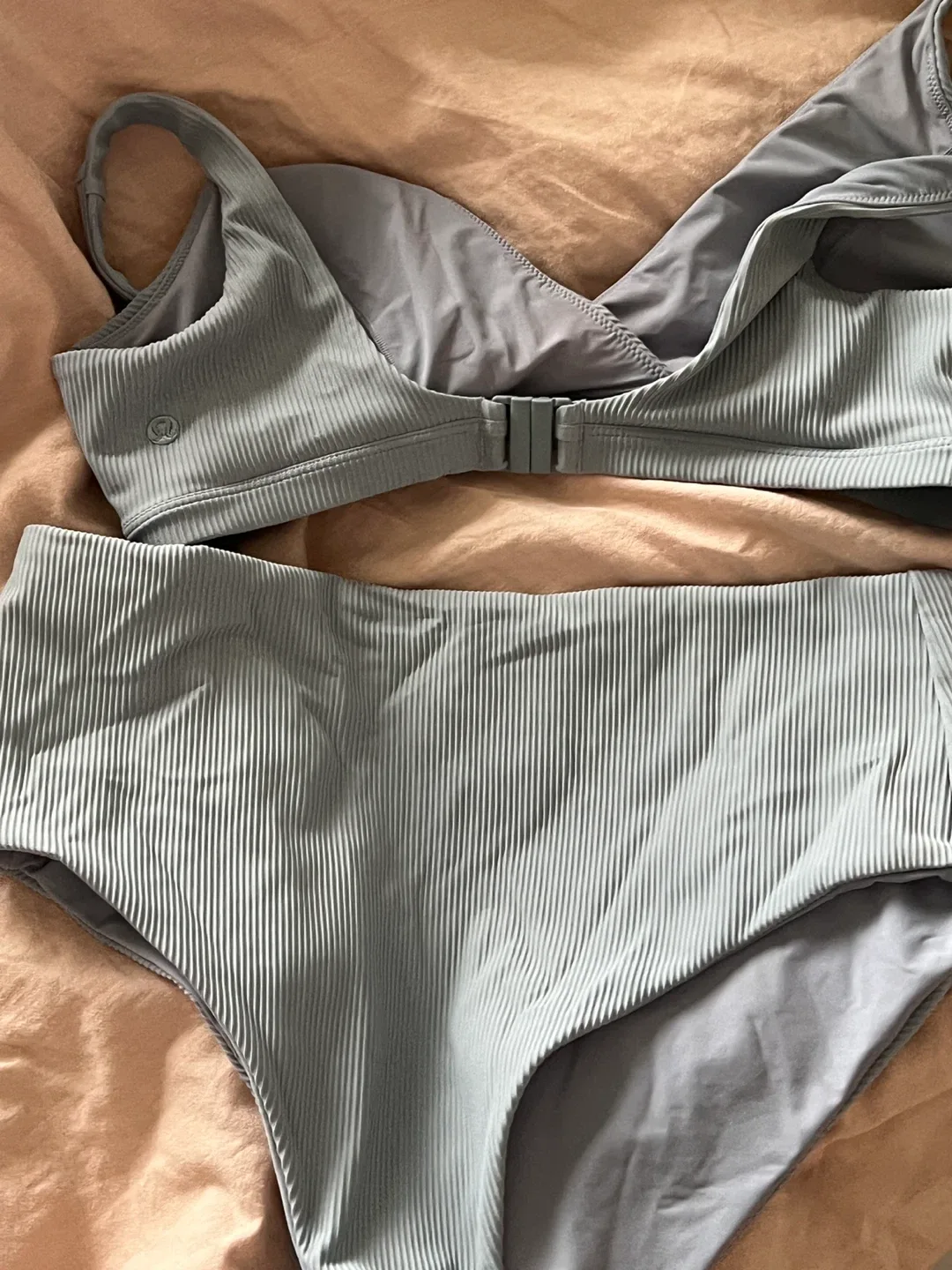 Lululemon Ribbed Bikini Set, Blue image indicator(3)