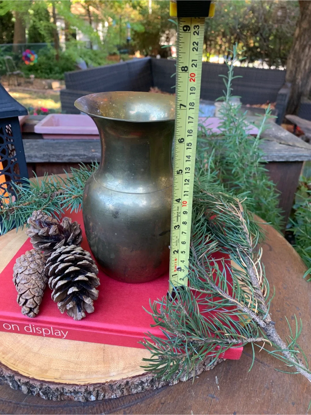 Vintage Brass Vase - Made in India image indicator(8)