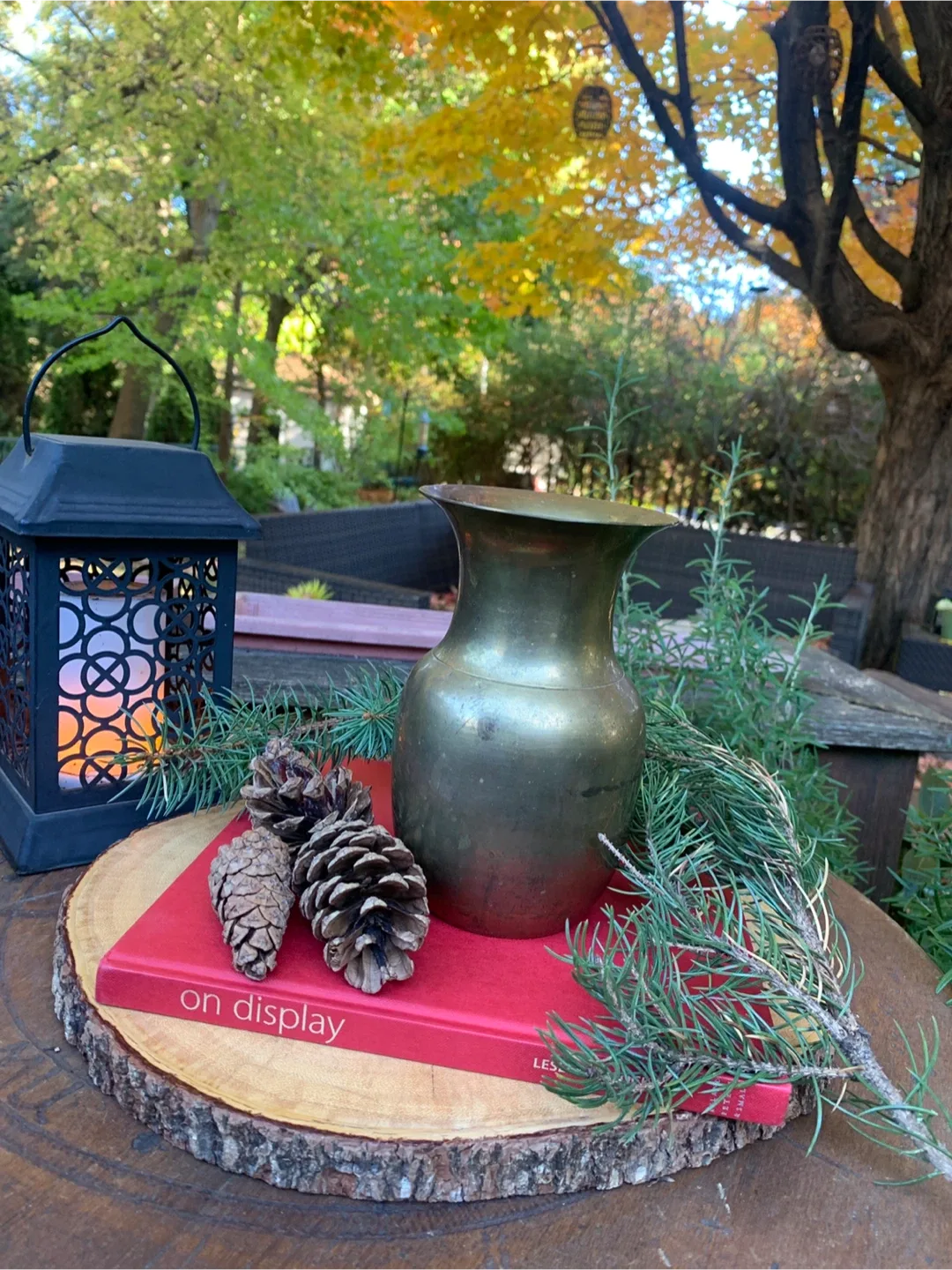 Vintage Brass Vase - Made in India image indicator(9)