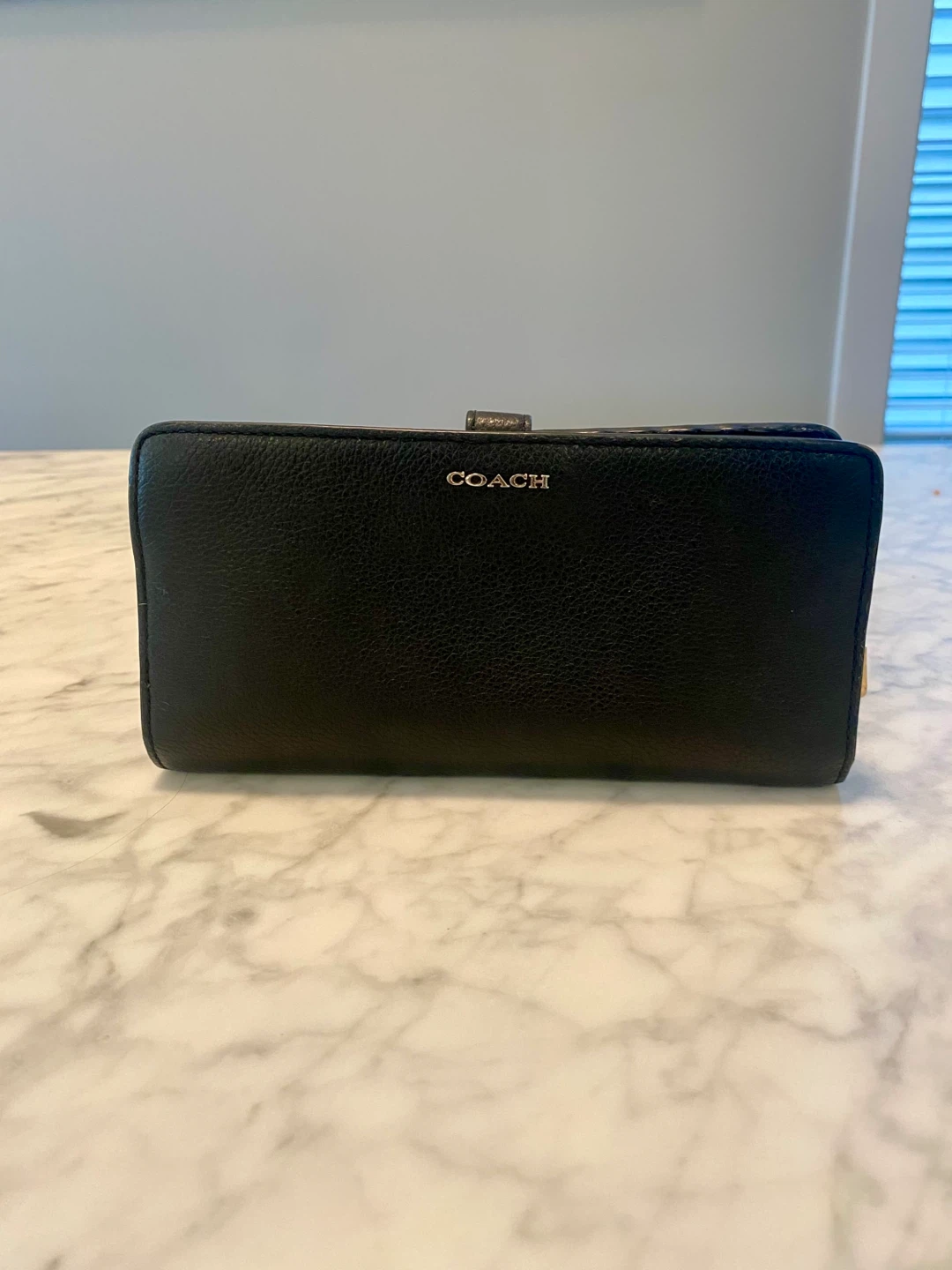 Coach Black Leather Wallet