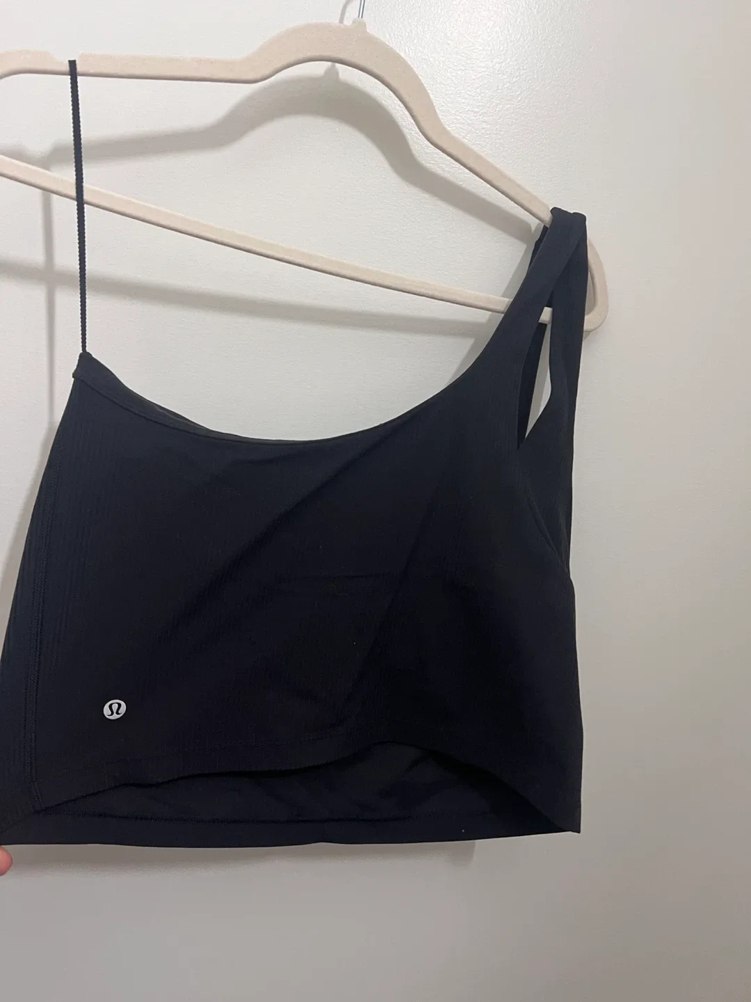 Lululemon Black One-Shoulder Tank image indicator(2)