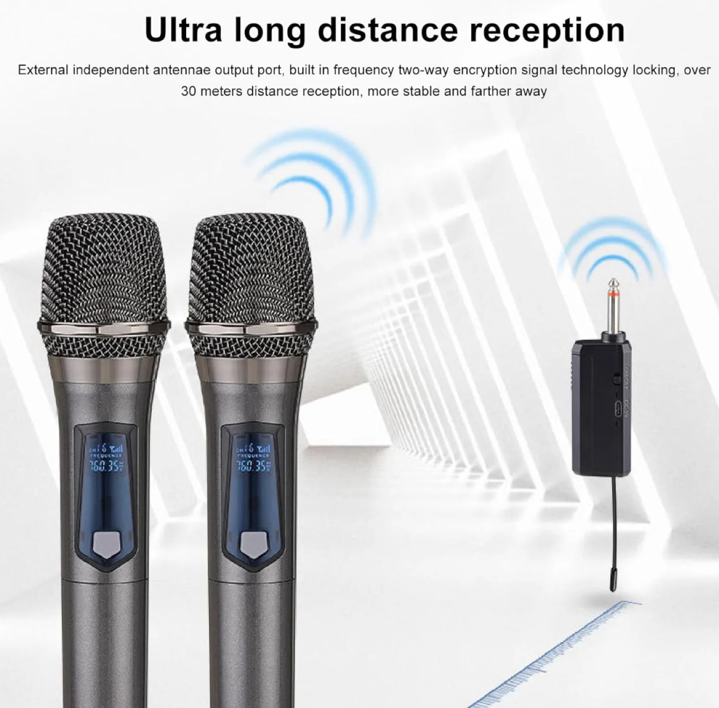 TALOMEN Professional Wireless Microphone - New