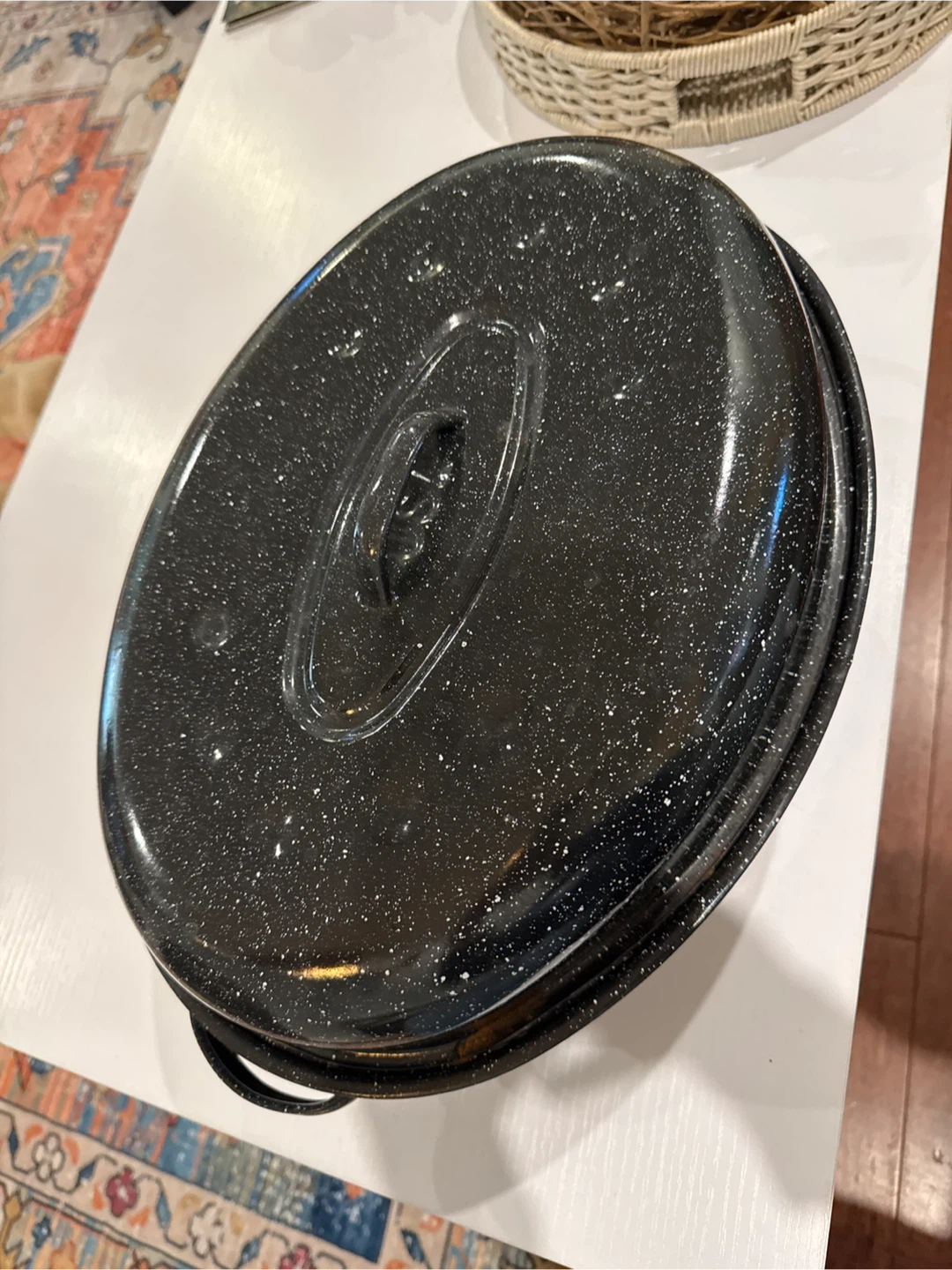 Granite Ware Roaster Pan with Lid
