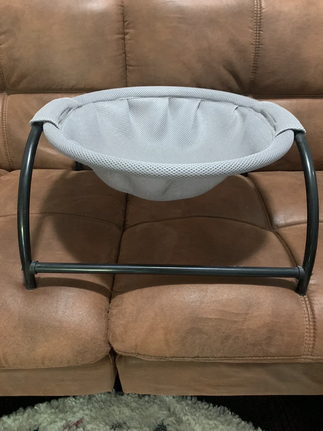 Grey Pet Bed with Metal Frame image indicator(2)