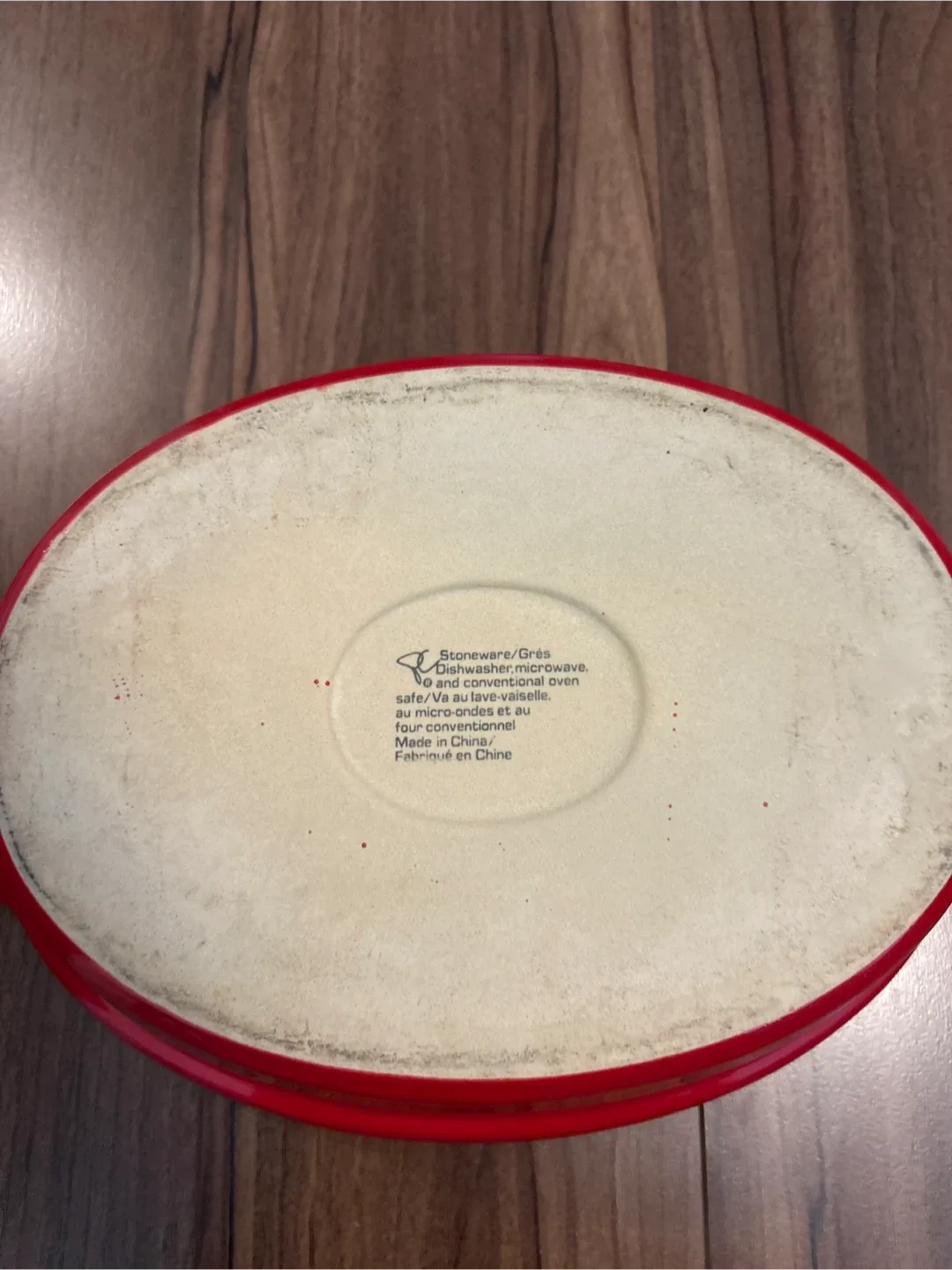 PC Red Stoneware Casserole Dish with Lid image indicator(4)