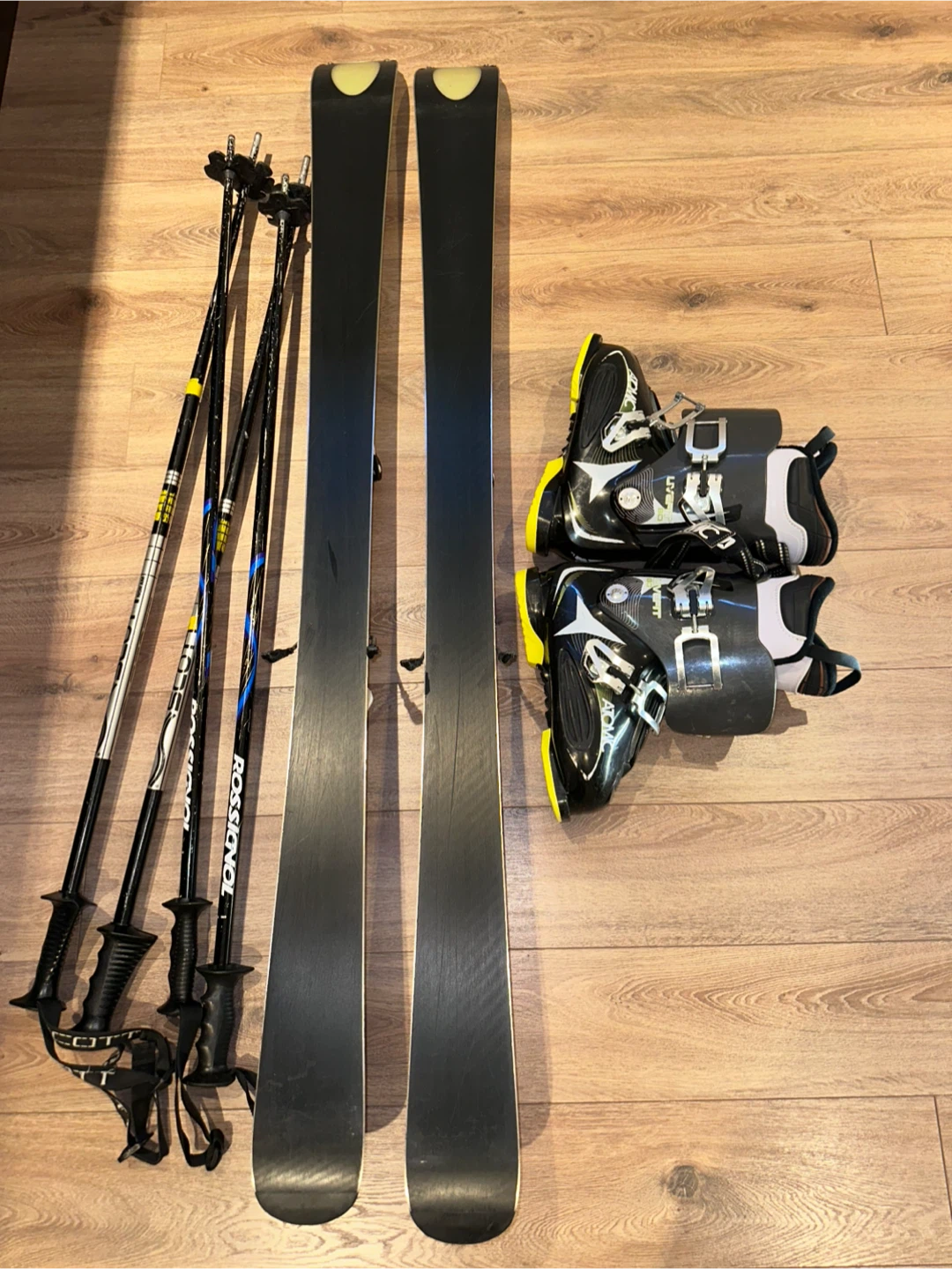 Atomic Ski Boots, Kästle Skis 156cm & Poles - photo 2