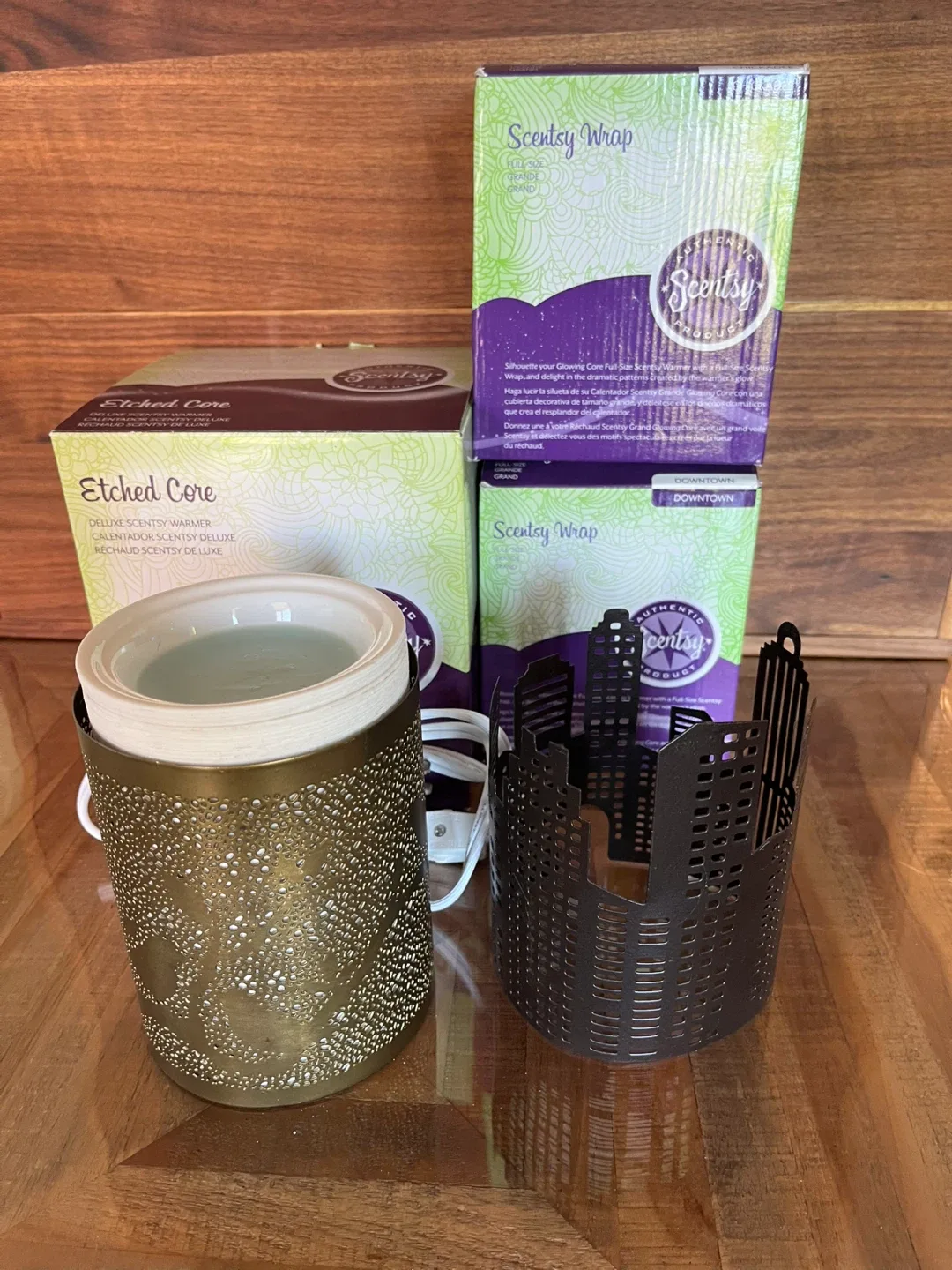 Scentsy Warmer with Wraps - Etched Core image indicator(2)