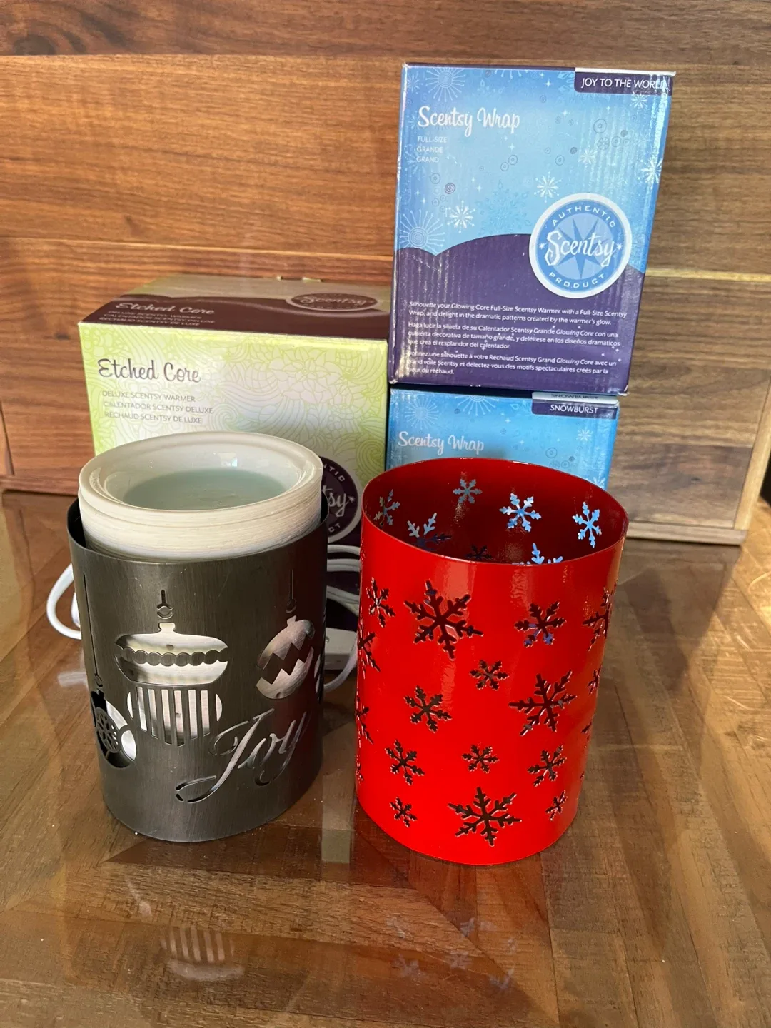 Scentsy Warmer with Wraps - Etched Core image indicator(4)