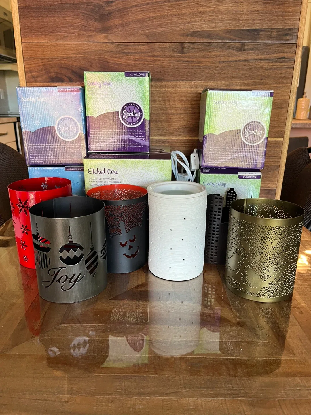 Scentsy Warmer with Wraps - Etched Core