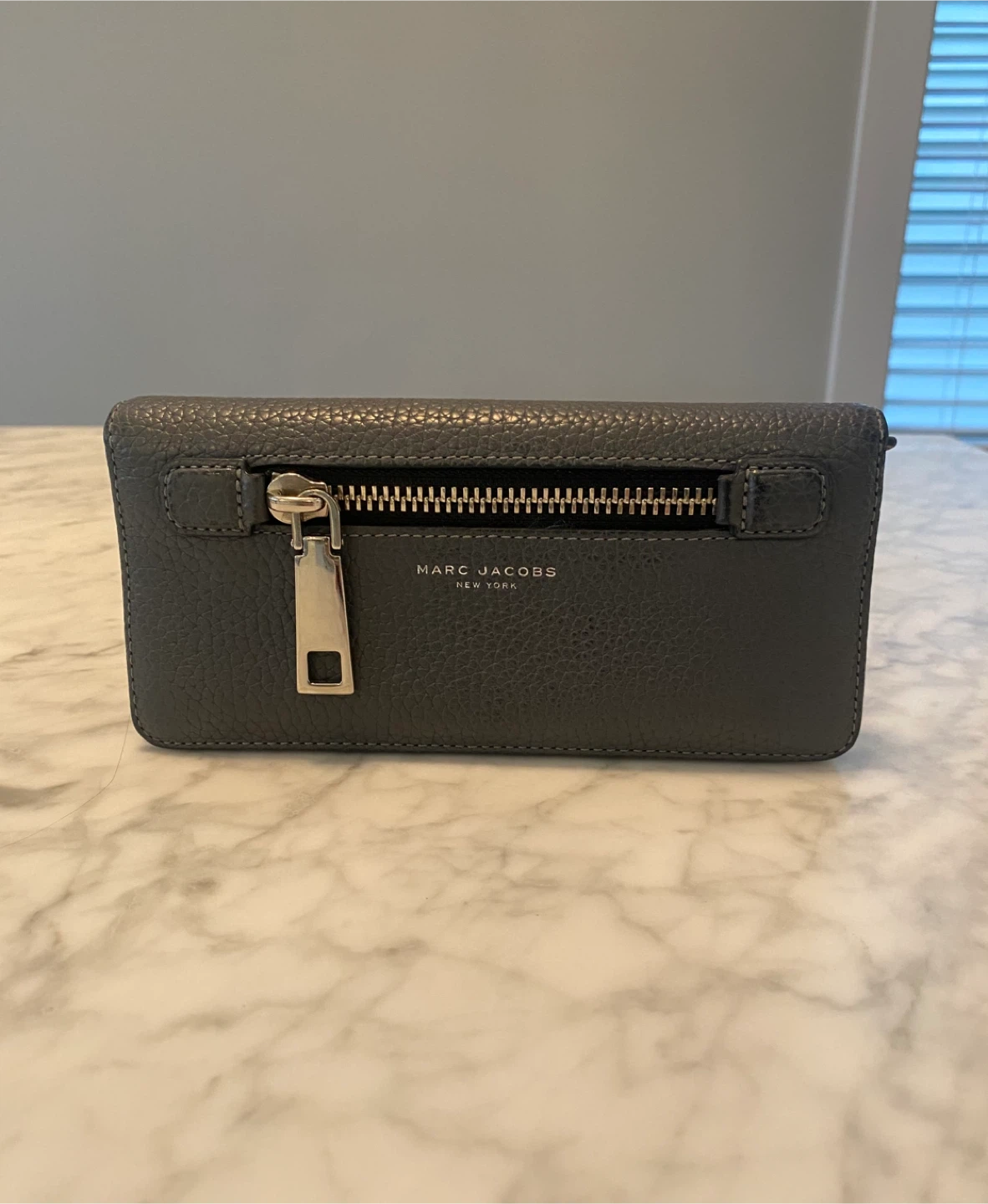 Marc Jacobs Grey Leather Wallet
