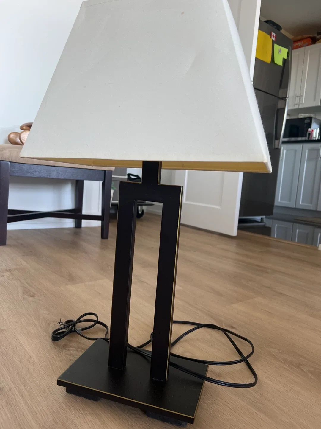 Modern Black & Gold Accent Table Lamp image indicator(2)