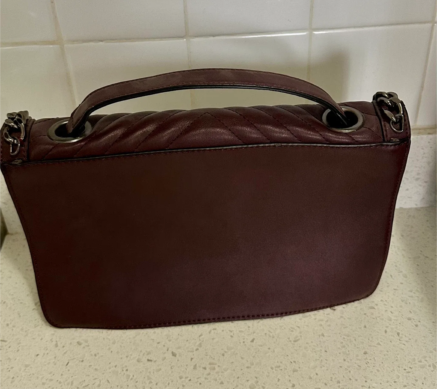 Aldo Burgundy Shoulder Bag image indicator(3)
