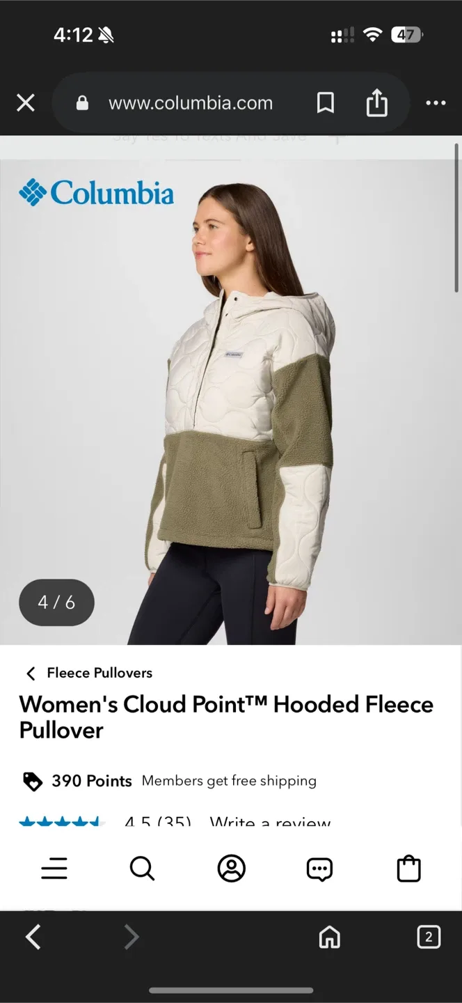 Columbia Fleece & Quilted Jacket - Size L image indicator(5)