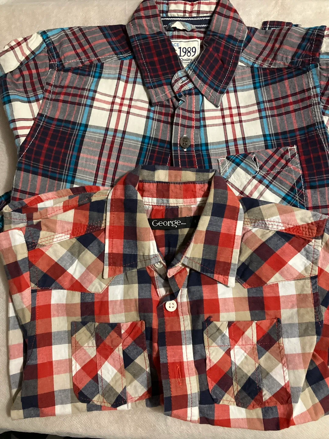 Two Plaid Shirts: George & Place 1989 thumbnail