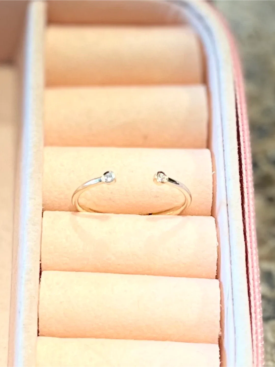 Mejuri Diamonds Open Ring - 14k Yellow Gold