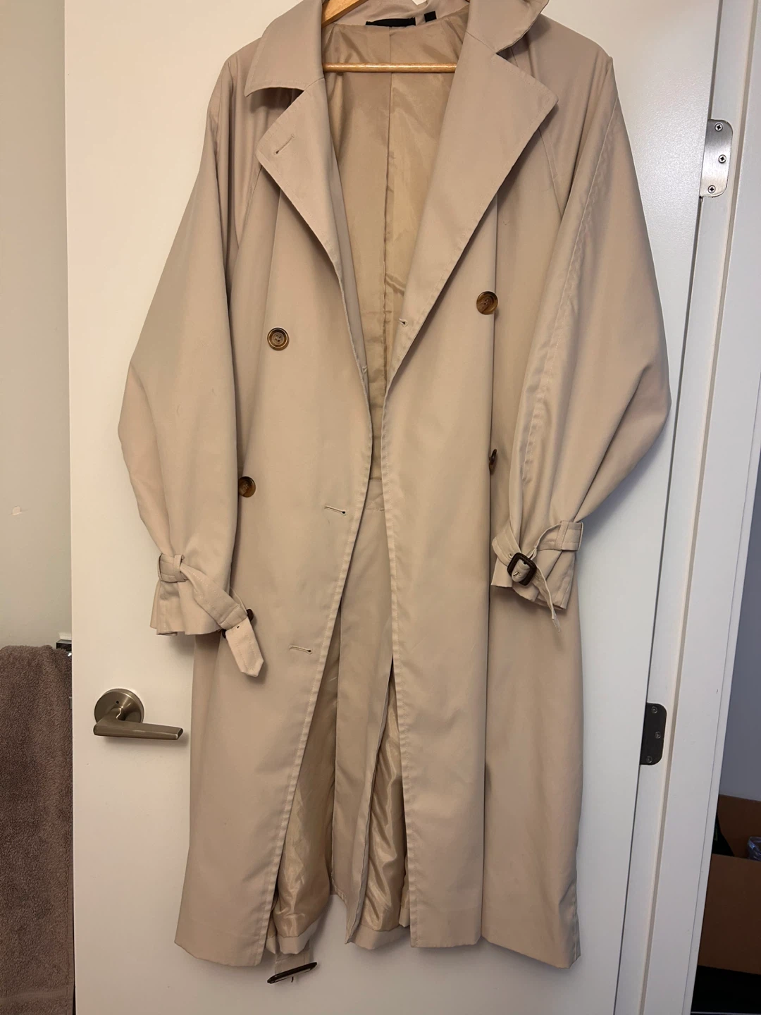 Beige Trench Coat - photo 2