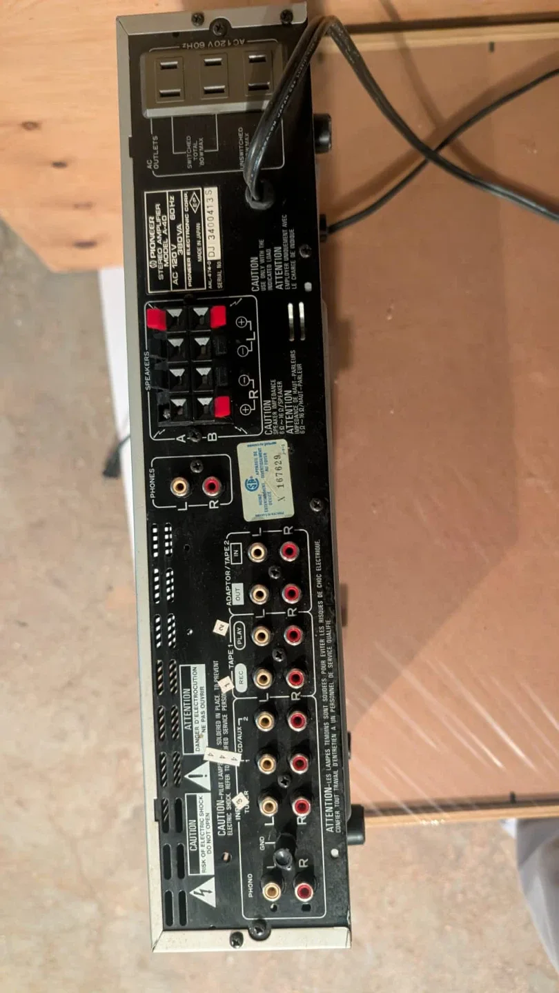 Pioneer Stereo Amplifier A-40 & Tuner Bundle image indicator(6)