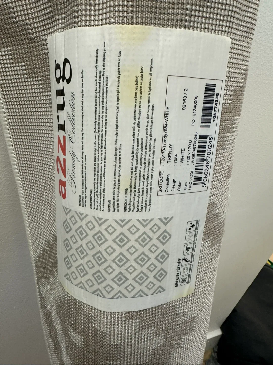 Azzrug Trendy Collection Rug - 170 x 120 cm image indicator(2)