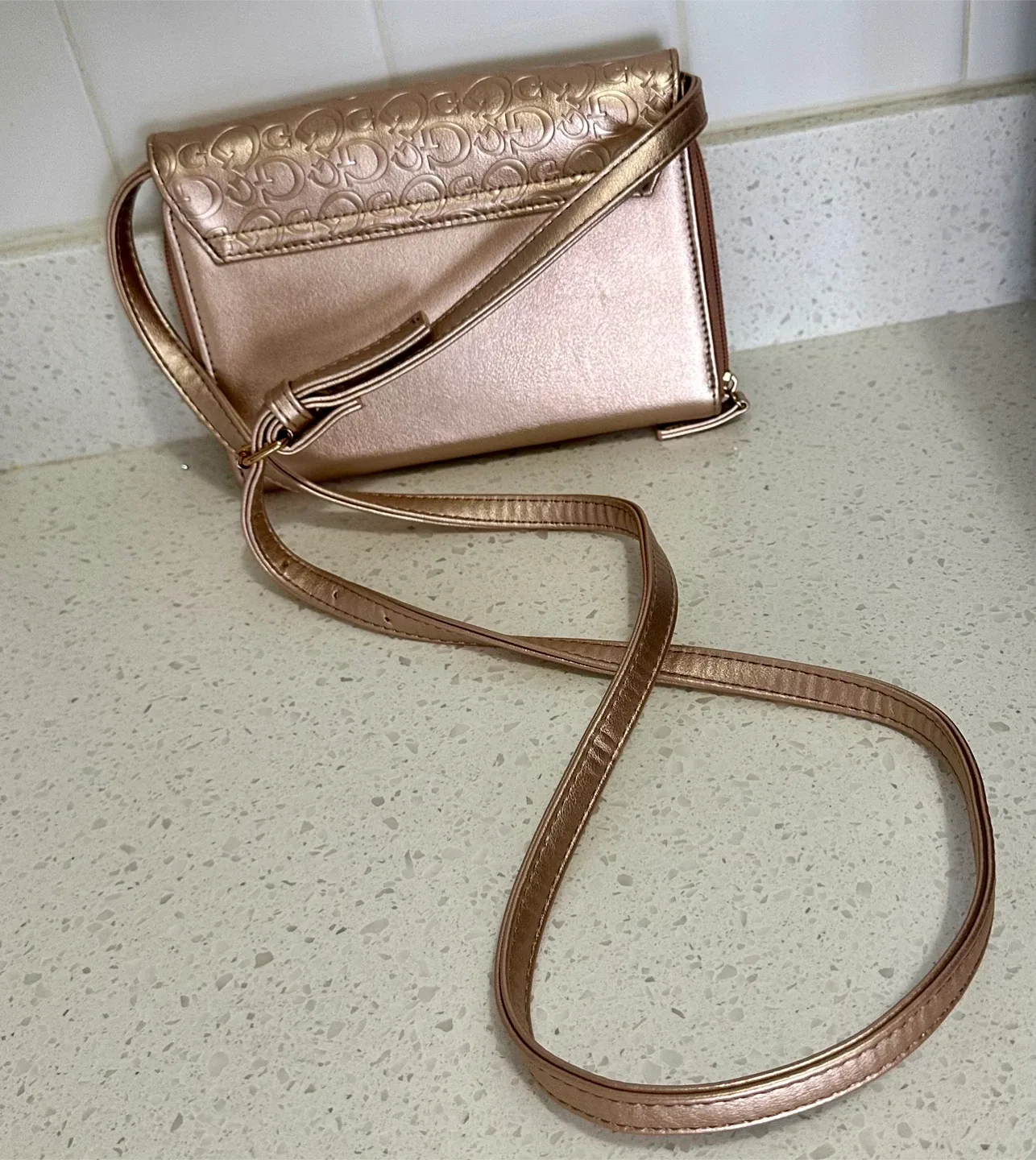 Guess Rose Gold Crossbody Bag image indicator(2)