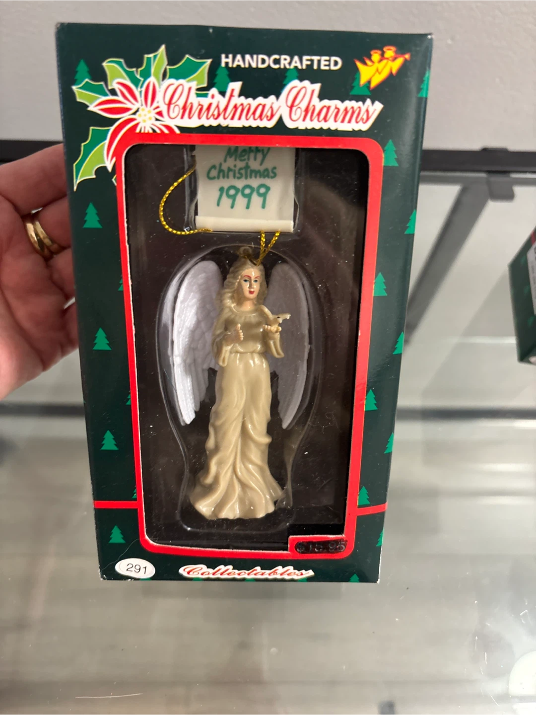 Handcrafted Christmas Charms 1999 Angel Ornament - photo 2