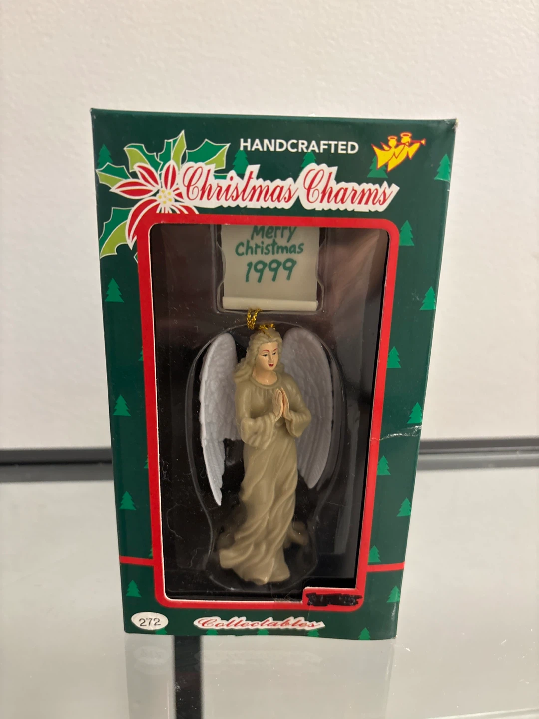 Handcrafted Christmas Charms 1999 Angel Ornament - photo 3