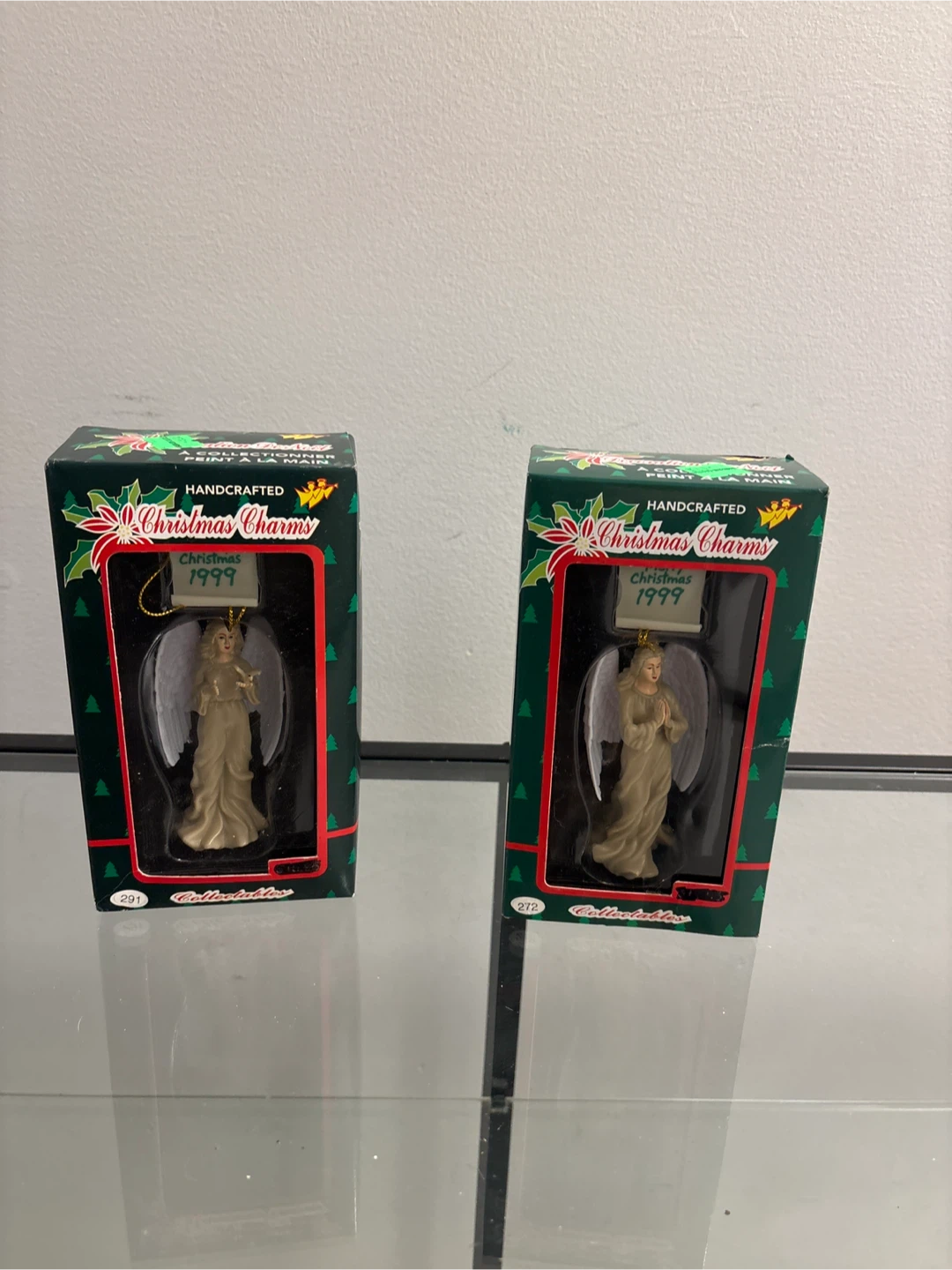 Handcrafted Christmas Charms 1999 Angel Ornament