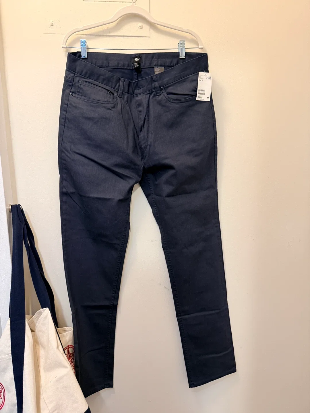 New H&M Slim Fit Pants - Size 34 thumbnail