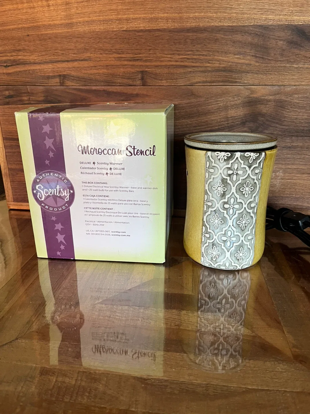 Scentsy Warmer - Moroccan Stencil