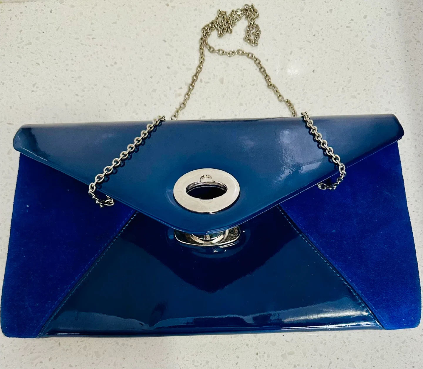 Blue Clutch Purse image indicator(3)