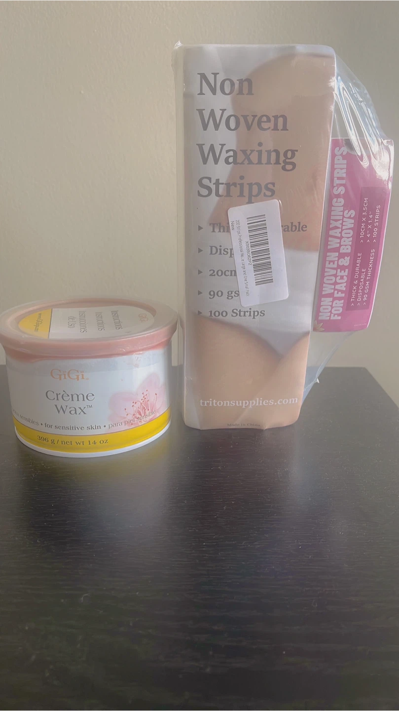 GiGi Crème Wax & Non Woven Waxing Strips