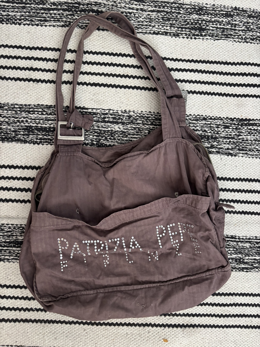 Patrizia Pepe Brown Shoulder Bag