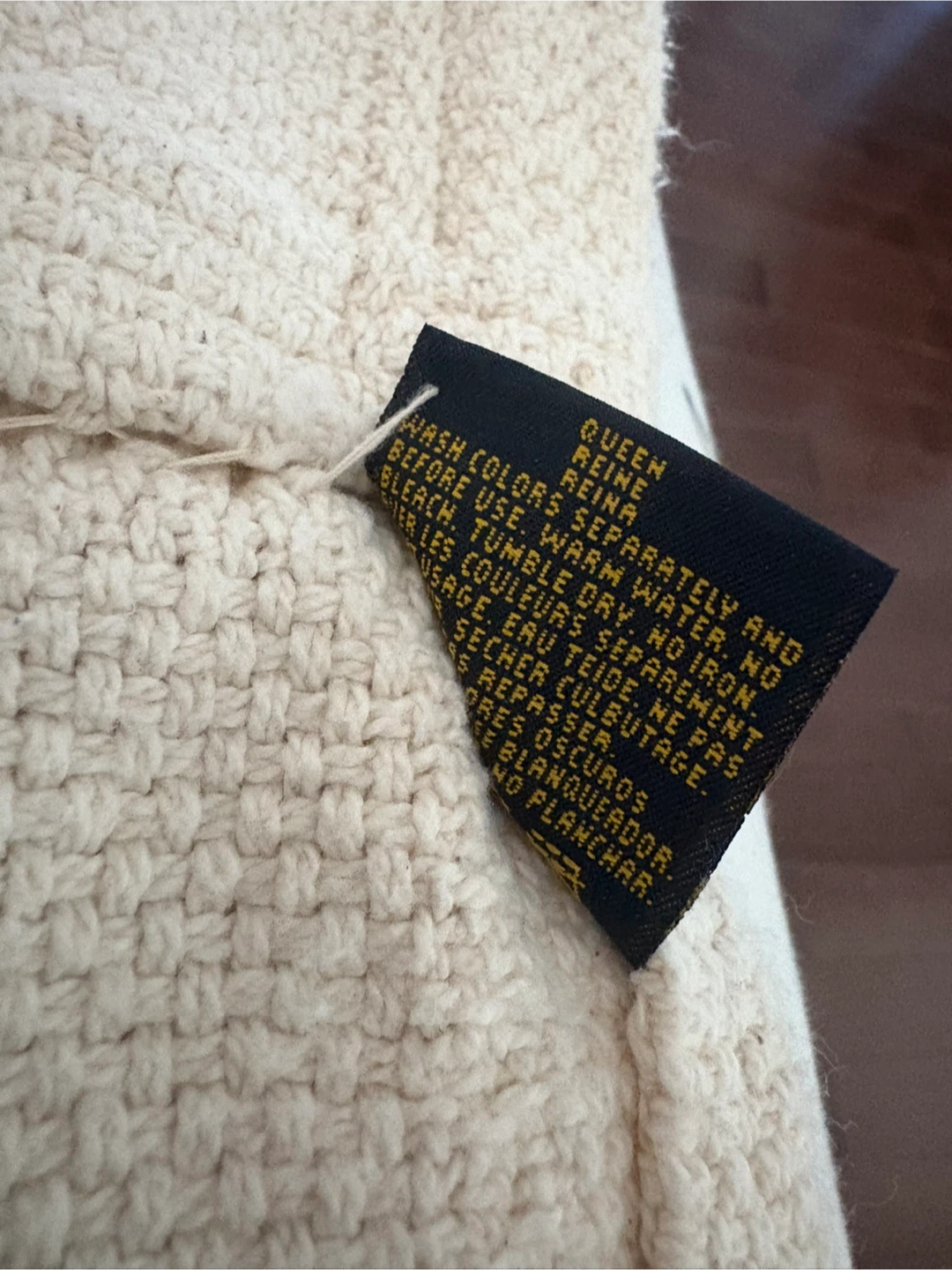 Ralph Lauren - Queen Bedspread/ Blanket - Beige - photo 5