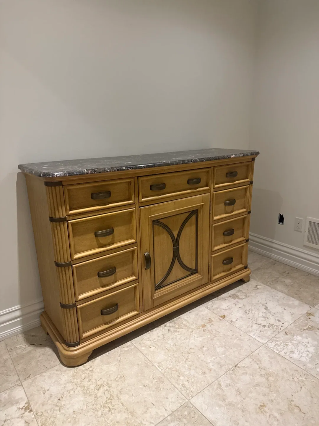 5 0ce Bedroom Set - Bed Frame, Dresser, Nightstand image indicator(3)