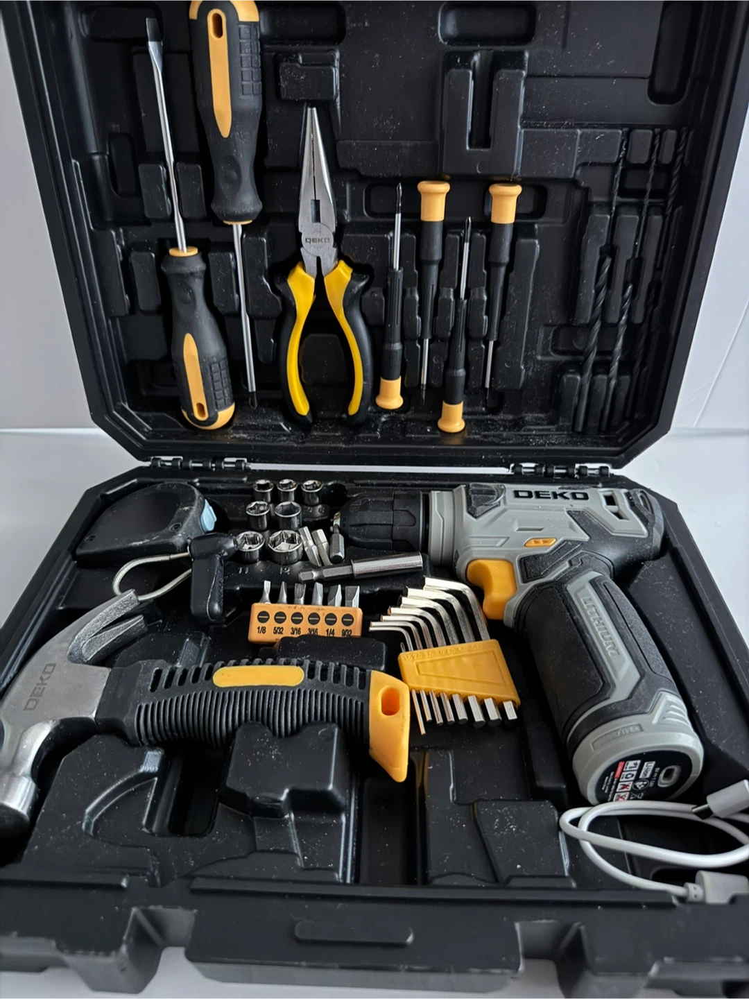 DEKO Tool Set with Drill - Complete Kit - photo 3