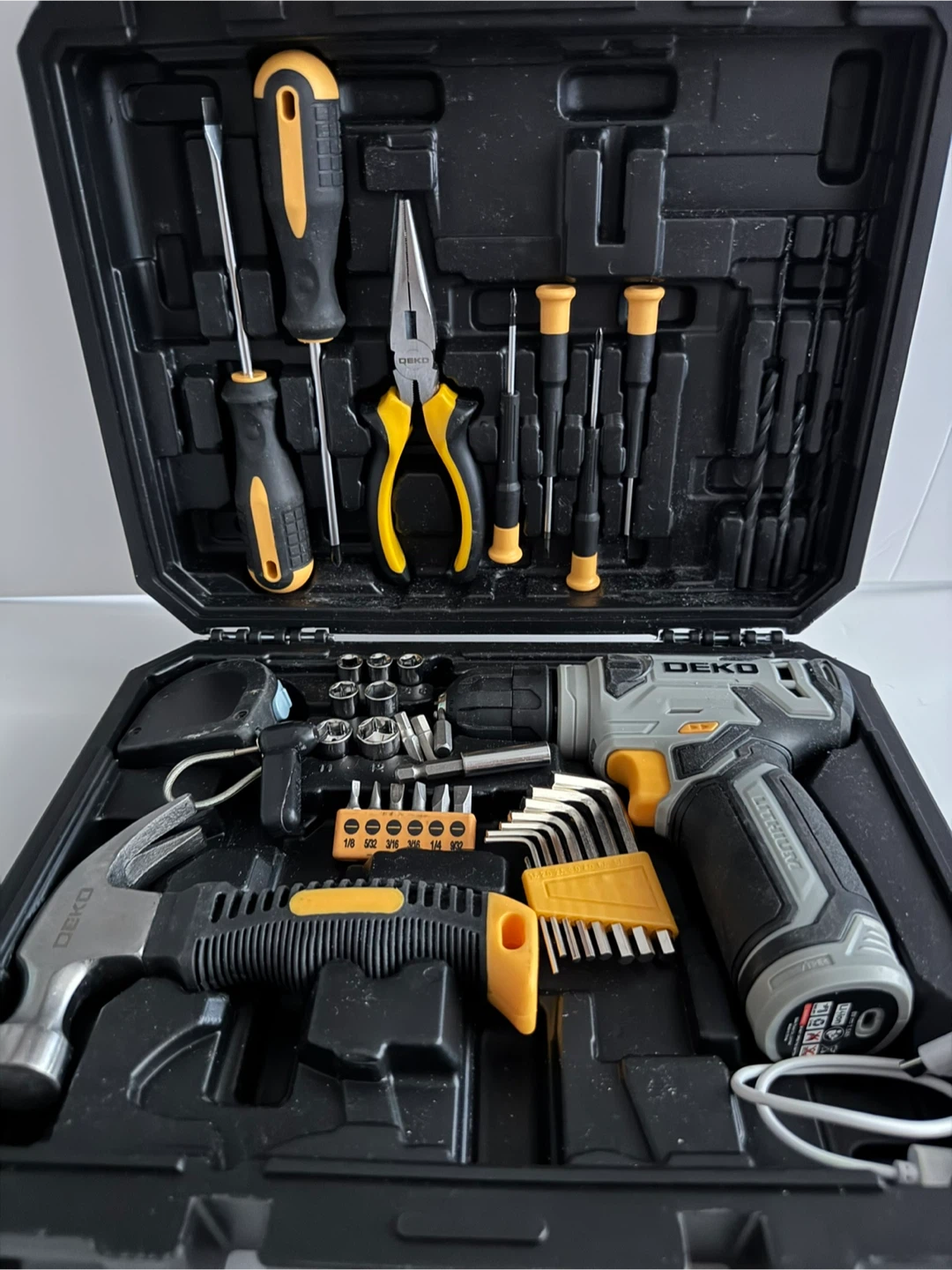 DEKO Tool Set with Drill - Complete Kit - photo 4