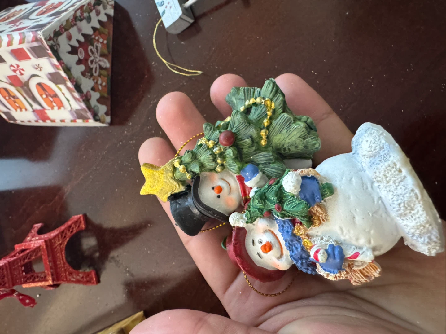 Christmas Snowman Ornaments - photo 4