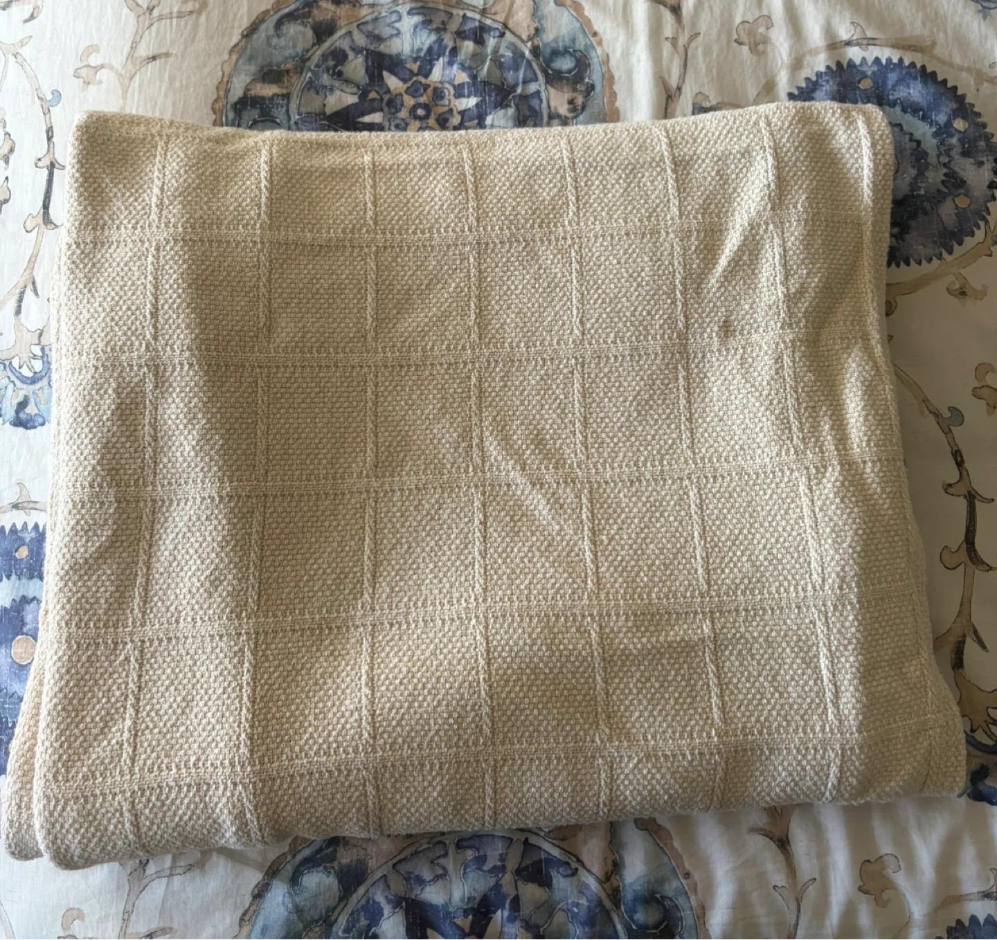 Ralph Lauren - Queen Bedspread/ Blanket - Beige - photo 3