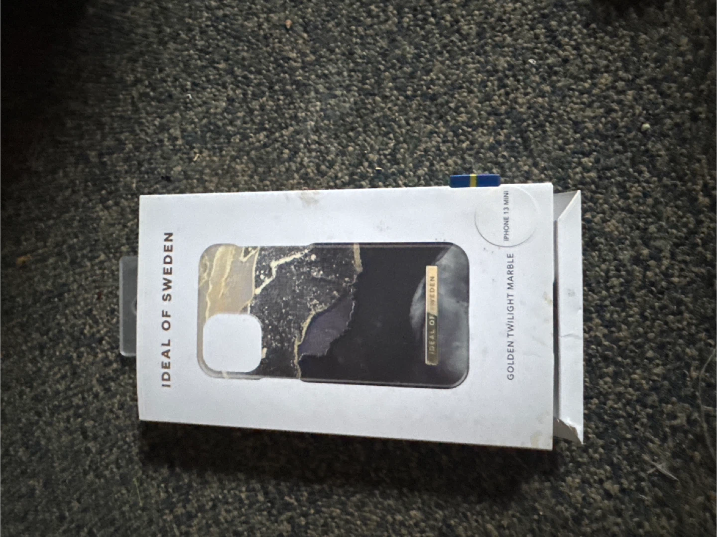 IDEAL OF SWEDEN iPhone 13 mini Case - Golden Twilight Marble