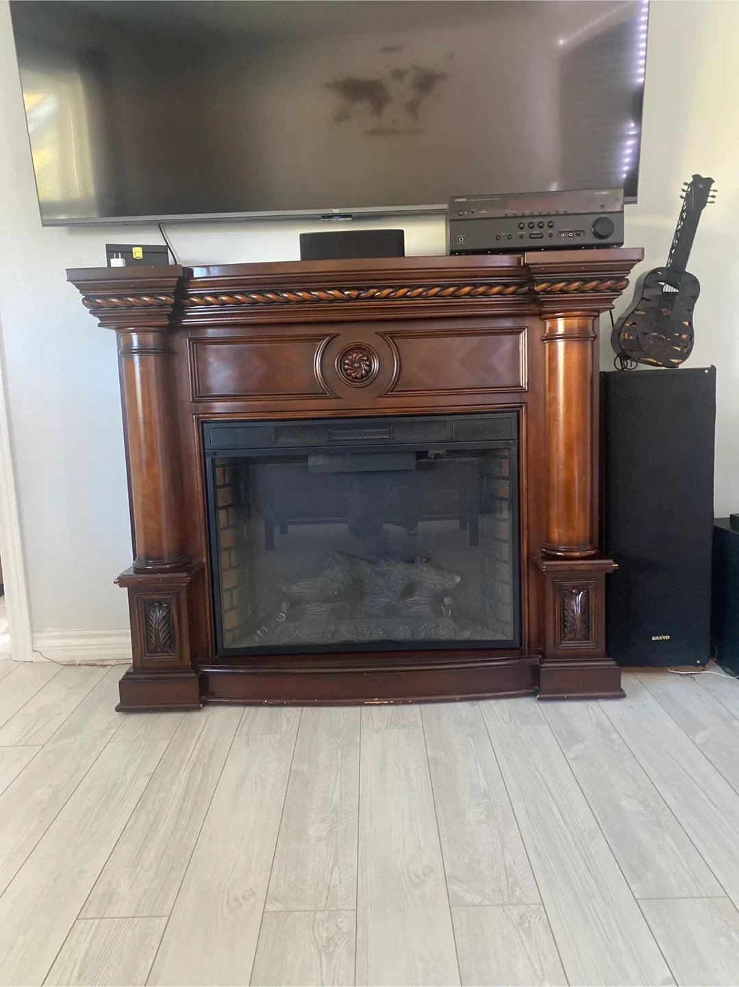 Twin Star Home Electric Fireplace 33EF010GRA image indicator(5)