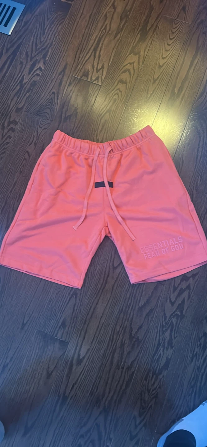 Essentials Fear of God Coral Shorts