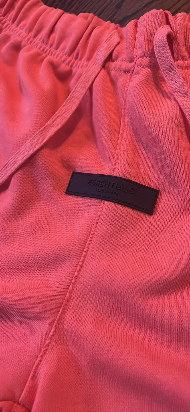 Essentials Fear of God Coral Shorts - photo 3