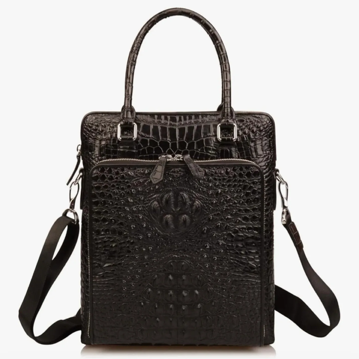 Men's Crocodile Embossed Genuine Leather image indicator(2)