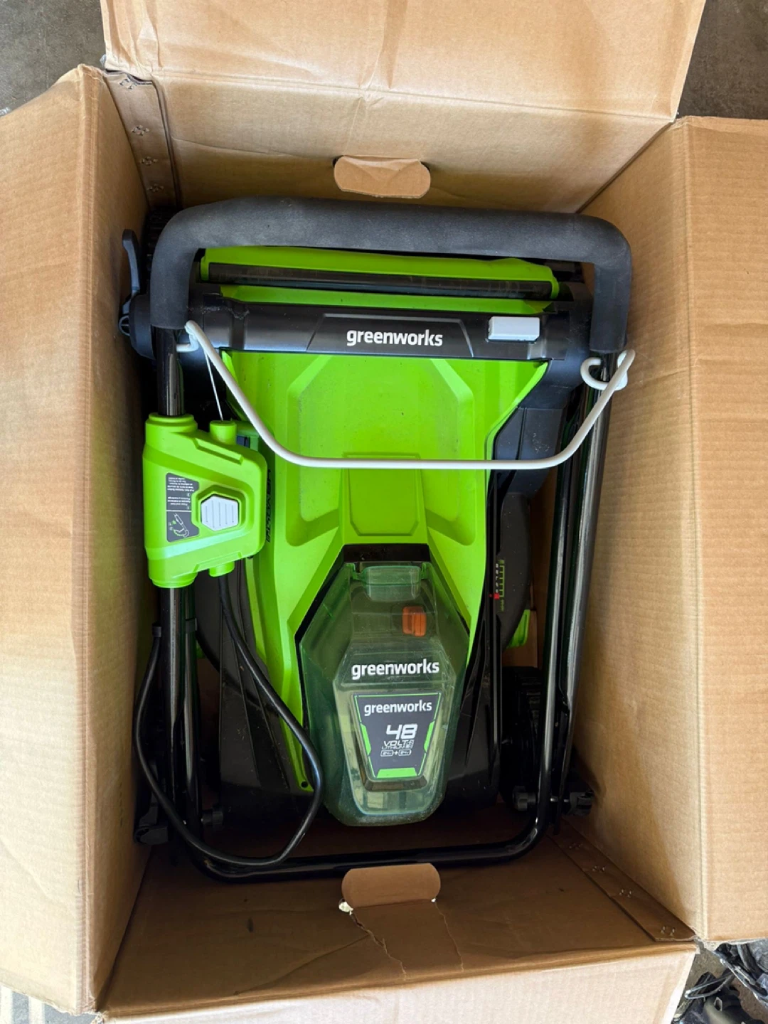 Greenworks 48V Cordless Lawn Mower - photo 4